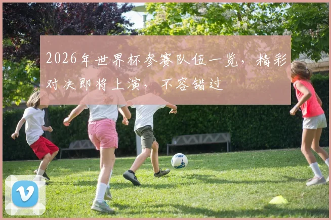 2026年世界杯参赛队伍一览，精彩对决即将上演，不容错过